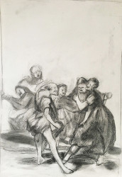 Drawing from Goya