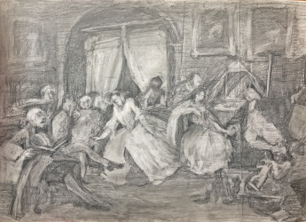 Drawing from Hogarth