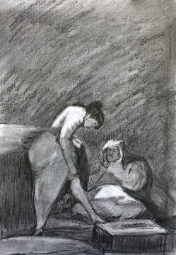 Drawing from Goya