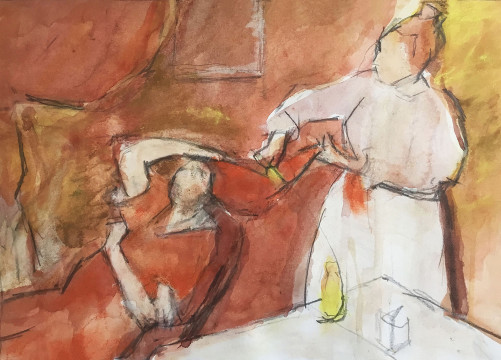 Drawing from Degas